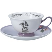 MIKASA und die V&A - Set de Tasse de Tee und Untertasse, Tasse de Tee und Untertasse de feines Porzellan, 140 ml, Alice im Wunderland Tee, MIKASA und die V&A - Set de Tasse de Tee und Untertasse, Tasse de Tee und Untertasse de feines Porzellan, 140 ml, Alice im Wunderland Tee, von Mikasa