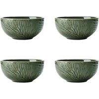 Mikasa Jardin Set de Soßenschalen de 4 Stück, 4 Schalen de Gres Grün für Partys & Unterhaltung, 10cm -- Geschenkbox de von Mikasa