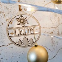Weihnachtskugeln Personalisiert, Holz Deko Weihnachten Weihnachtskugeln Personalisiert, Holz Deko Weihnachten von MikayloDE