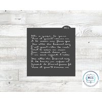 Schreibschrift Schablone von MikesCookieCutters