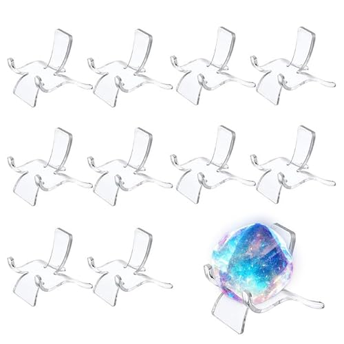 Mikihat 10 Stück Acryl-Tellerständer, Klar Telleraufsteller Stuhlform Verstellbar, Acryl Ständer Kunststoff Tellerständer Telleraufsteller für FotodisplaysTeller Rahmen KochbücherTischkarten (Groß) Mikihat 10 Stück Acryl-Tellerständer, Klar Telleraufsteller Stuhlform Verstellbar, Acryl Ständer Kunststoff Tellerständer Telleraufsteller für FotodisplaysTeller Rahmen KochbücherTischkarten (Groß) von Mikihat