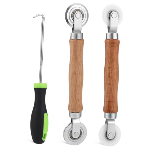 Mikikit Stabiles Fliegengitter-roller-werkzeug Aus Metall für Die Reparatur Von Fenstergittern 2-teiliges Set Mikikit Stabiles Fliegengitter-roller-werkzeug Aus Metall für Die Reparatur Von Fenstergittern 2-teiliges Set von Mikikit