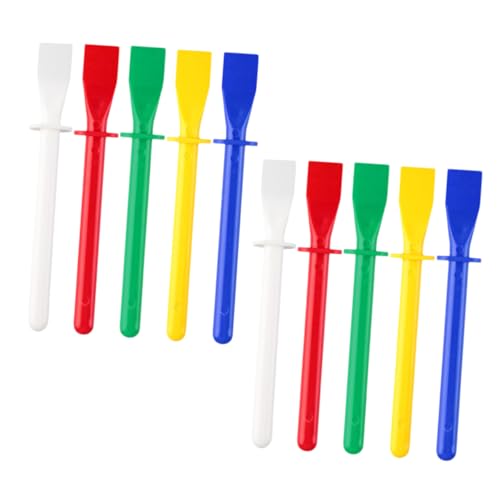 10St DIY Kleberausstrich Lederhandwerk Lederwerkzeuge Lederfarbe Klebestift leder kleber verteiler Handheld-Kleberspachtel Mini Lederwaren Farbe Kleber Spatel Schaber pp-Material 10St DIY Kleberausstrich Lederhandwerk Lederwerkzeuge Lederfarbe Klebestift leder kleber verteiler Handheld-Kleberspachtel Mini Lederwaren Farbe Kleber Spatel Schaber pp-Material von Mikikit