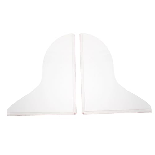 Mikikit 1 Paar Spritzschutz Duschwassersperre Badewannenablaufstopfen Duschschuhe Splash -Wache für Waschbecken Badewannen-Wasserschutz Badewanne Splash Guard Acryl Transparent von Mikikit