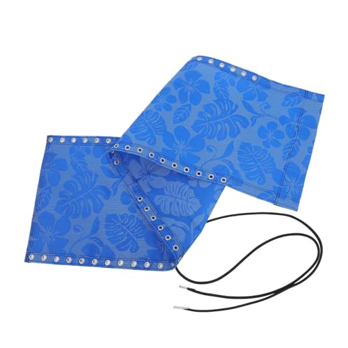 Mikikit 1 Satz Liegestuhl Sitz Ersatzverstärktes Tuch Lounge-liegetuch Strandliege Gurtband Für Liegestühle Handtücher Gartenstühle Gartenstuhl Reparaturset Ersatz-Lounge-tragen Blue Stoff von Mikikit