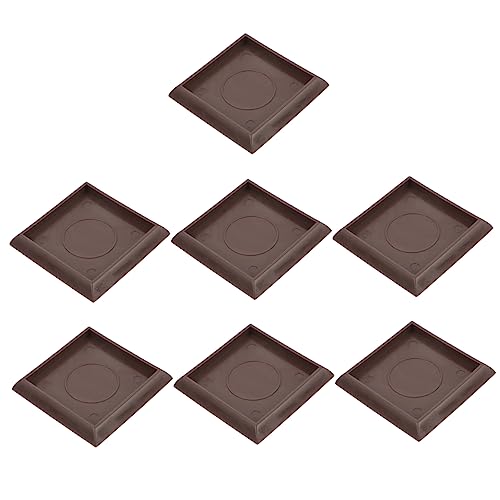 Mikikit 1 Satz Universal Rad Becher Floor Protection Mat Furniture Pads Möbelrollenschalen Für Teppiche Radstopper Möbel Radbecher Möbel Stopper Cups Plastik Coffee Wiederverwendbar 10st von Mikikit