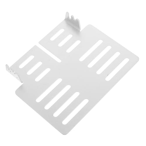 Mikikit 1 Set Herd Fan Halterung Heizung Holz Herd Zubehör Holzofen Zubehör Holz Herd Fan Halter Silber Edelstahl von Mikikit