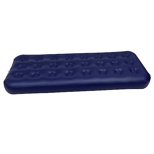 Mikikit 1 Stück Einzelluftmatratze Falten aufblasen selbst Erwachsene Bett aufblasbare matratze aufblasbare Campingmatratze zusammenklappbare Schlafmatte BeflockungPVC Blue Mikikit 1 Stück Einzelluftmatratze Falten aufblasen selbst Erwachsene Bett aufblasbare matratze aufblasbare Campingmatratze zusammenklappbare Schlafmatte BeflockungPVC Blue von Mikikit