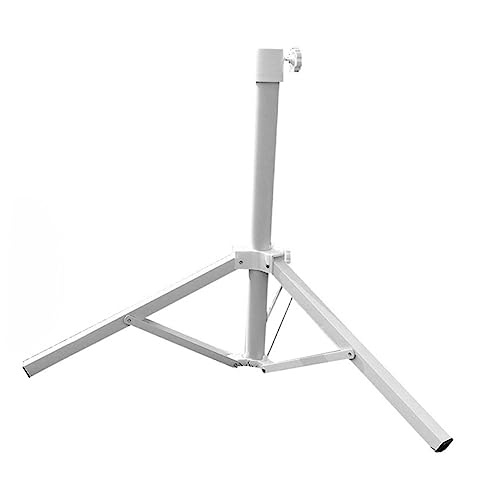 Mikikit 1 Stück Triangular Beach Umbrella Base Robuster für Sonnenschirme Einfacher Outdoor Uv Sicherer Standfuß für Strandnutzung Weiß und Installierbar von Mikikit