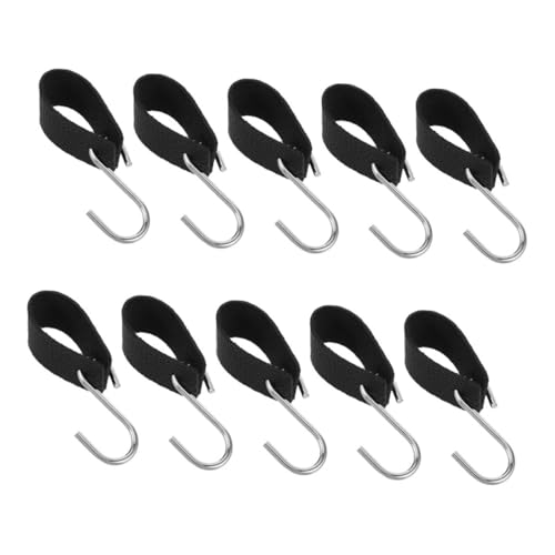 Mikikit 10 Stück Teiliges PU Beschichtetes Metall S Haken Vielseitige Platzsparende Haken für Büro Küche Bad Schlafzimmer und Outdoor Camping Einfache Montage für Garderobe Mikikit 10 Stück Teiliges PU Beschichtetes Metall S Haken Vielseitige Platzsparende Haken für Büro Küche Bad Schlafzimmer und Outdoor Camping Einfache Montage für Garderobe von Mikikit