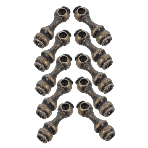 Mikikit 10 Stück Weinzählerverbindungsteile Möbelspindeln Hardware-möbelzubehör Metall Stecker Hardware-verbindungsbeschläge Schrankverbinder Aus Metall Kabinettsanschlüsse Zinklegierung von Mikikit