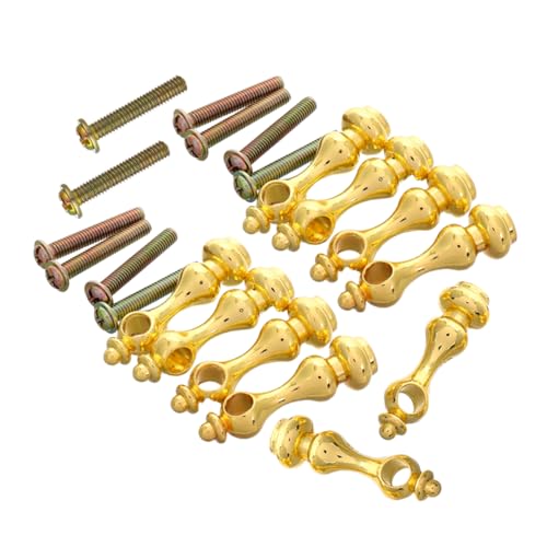 Mikikit 10 Stück Zäune Zubehör Pfostenende für den Innenbereich Pfostenkappe für den Innenbereich Glasgeländer Zubehör Weinkeller Zubehör Spindeln für Möbel Galerie-Beitragskappe Golden Mikikit 10 Stück Zäune Zubehör Pfostenende für den Innenbereich Pfostenkappe für den Innenbereich Glasgeländer Zubehör Weinkeller Zubehör Spindeln für Möbel Galerie-Beitragskappe Golden von Mikikit