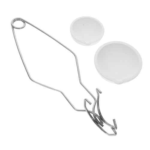 Mikikit 100G Gold und Silberschmelzset mit Quarzschmelztiegel und Gebogener Teiliges Tiegel Set für DIY Schmuckherstellung Kompakt und Einfach zu Bedienen für Metallschmelzen von Mikikit