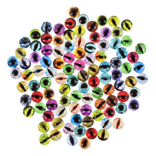 Mikikit 100stücke Puppen-augapfel Künstliche Augen Für Stofftiere Dekoration Lebendige Augen DIY Handwerk Materialien Puppenzubehör Zum Selbermachen Mikikit 100stücke Puppen-augapfel Künstliche Augen Für Stofftiere Dekoration Lebendige Augen DIY Handwerk Materialien Puppenzubehör Zum Selbermachen von Mikikit
