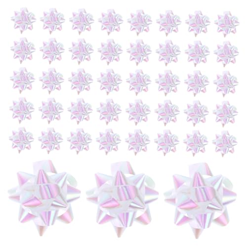 Mikikit 100stücke Stern-geschenkschleifen Für Geschenke Geschenkverpackungszubehör Dekoratives Band Partydekorationen Geschenkschleifen Zum Verpacken Geschenkbox-Schleifen Aus Pp-Material Mikikit 100stücke Stern-geschenkschleifen Für Geschenke Geschenkverpackungszubehör Dekoratives Band Partydekorationen Geschenkschleifen Zum Verpacken Geschenkbox-Schleifen Aus Pp-Material von Mikikit