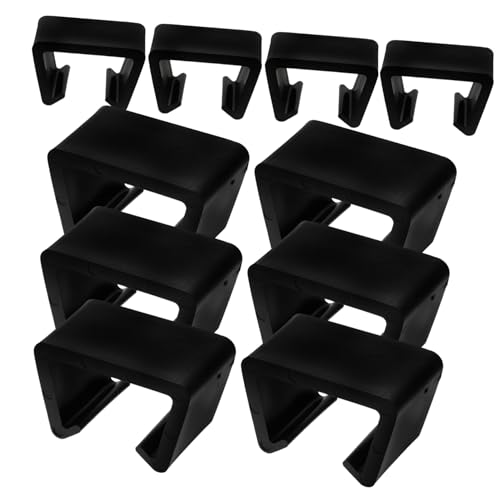 Mikikit 10Stücke Terrassenmöbel Clips Rattan Sofa Verbindungsclips Für Stabile Möbelanordnung Im Außenbereich Für Stuhlbeine von Mikikit