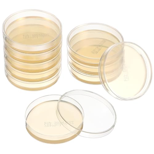 Mikikit 10er Set Vorbereitete Agarplatten Petrischalen Mit Agar FüR Wissenschaftliche Experimente, Durchmesser 60mm, Mikikit 10er Set Vorbereitete Agarplatten Petrischalen Mit Agar FüR Wissenschaftliche Experimente, Durchmesser 60mm, von Mikikit