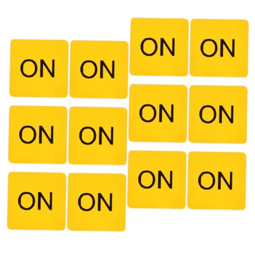 Mikikit 12 Blatt PVC Caution Sticker Warnaufkleber Selbstklebend Langlebige Aufkleber für Schalter und Geräte Einfach Anzubringen Rückstandsfrei Entfernbar Geeignet für Glatte Oberflächen Mikikit 12 Blatt PVC Caution Sticker Warnaufkleber Selbstklebend Langlebige Aufkleber für Schalter und Geräte Einfach Anzubringen Rückstandsfrei Entfernbar Geeignet für Glatte Oberflächen von Mikikit