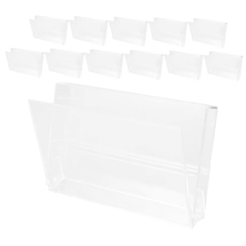 Mikikit 12 Stück Band-Aufbewahrungsbox Kassettenhüllen Kassettenhalter Kassettengehäuse aus Kunststoff Aufnahmekassettenetui Aufnahmekassetten-Organizer pp Transparent von Mikikit