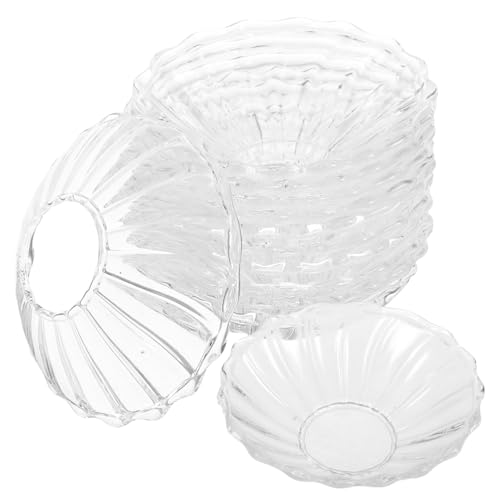 Mikikit 12 Stück Kerzen Tropfschutz Kerzenständer Ornament Kerzenhalter Tellerhalter Metall Kerzenhalter Esszimmer Kerzen Tropfschutz Für Kerzenständer Glas Transparent von Mikikit