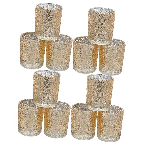 Mikikit 12stücke Teiliges Teelichthalter Eleganter Kerzenständer Für Romantische Tischdekoration Für Hochzeiten Partys Und Festliche Anlässe Glänzend Und Vielseitig Einsetzbar Mikikit 12stücke Teiliges Teelichthalter Eleganter Kerzenständer Für Romantische Tischdekoration Für Hochzeiten Partys Und Festliche Anlässe Glänzend Und Vielseitig Einsetzbar von Mikikit