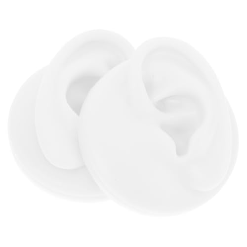 Mikikit 1Paar Silikon Ohrmodell für Schmuckdisplay Realistisches Gefälschtes Ohr für Ohrringe und Piercings Vielseitig Einsetzbar für Schmuckpräsentation und Organisation von Mikikit