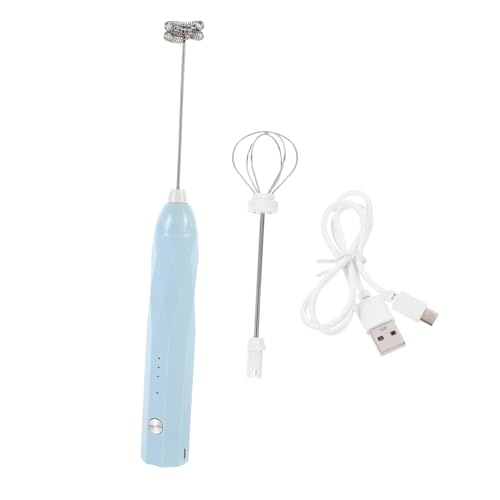 Mikikit 1Satz Handmixer Tragbarer Elektrischer Milchschäumer aus Lebensmittelechtem USB Aufladbar für Cocktails und Leicht Transportieren von Mikikit