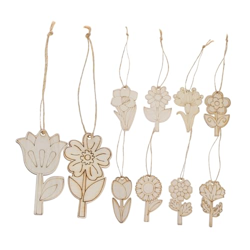 Mikikit 1Satz Unlackierte Holzausschnitte für DIY Blumenhandwerk Designs Juteschnur für Bastelprojekte und Partydekorationen Mikikit 1Satz Unlackierte Holzausschnitte für DIY Blumenhandwerk Designs Juteschnur für Bastelprojekte und Partydekorationen von Mikikit