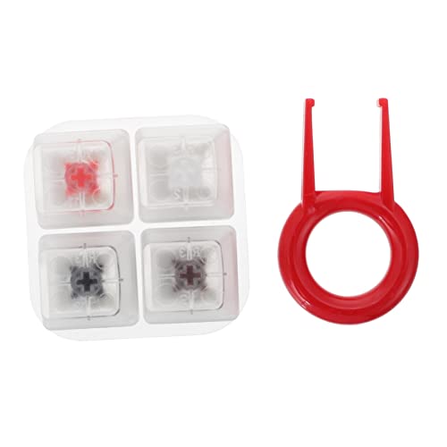 Mikikit Mechanischer Tastaturtester Mit Acrylbasis Und Transparenten Tastenkappen Werkzeug Für Tastaturprüfung Und Shaft-Test von Mikikit