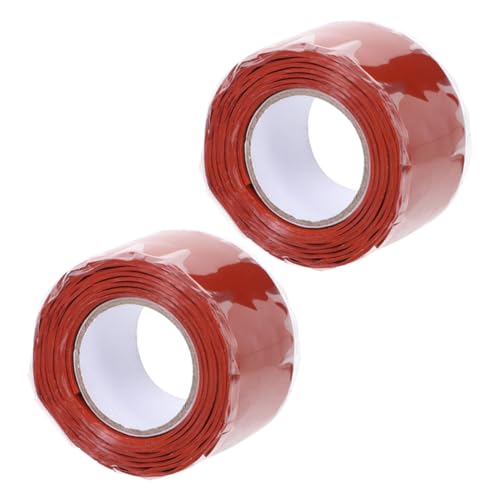 Mikikit 2 Rollen Flexibles Selbstklebendes Reparaturband Wasserdichtes Klebeband für Rohrabdichtung und Eimer Reparatur Hitzebeständig Wetterfest Vielseitig für Leckage und Rissverschluss von Mikikit
