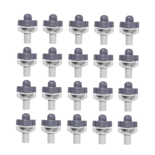 Mikikit 2 Sätze Gartensprühkopf Sprühkreide Sprühköpfe Gewächshaus Bewässerungssystem Bewässerungsystem Kleiner Bewässerungssprinkler Abnehmbarer Bewässerungssprüher 20 Stück * 2 von Mikikit