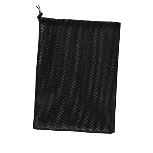 Mikikit 2 Stück Luftpumpenzubehör Für Aquarien Bildschirm Fisch Groß Tasche Besonderheit Mesh-siebbeutel Wasser Netz Aquarium Seilspanner Filterbeutel Für Aquarien Filterbehälter Black von Mikikit