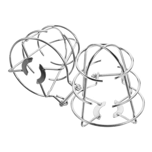 Mikikit 2 Stück Sprinkler Kopf Schutz Feuer Sprinkler Schutzkorb Schraubtyp für Aufputz Sprinklerköpfe Vandalismusschutz und Stoßfestigkeit für Brandschutzgeräte von Mikikit