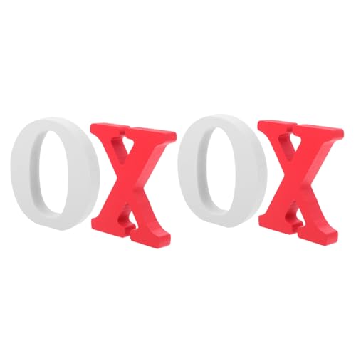 Mikikit 2stücke Teiliges Tischschild Im Klassischen Weiß-rot Design Valentinstag Deko Für Kamin Und Hochzeitsfeier Tischdekoration Für Romantische Anlässe von Mikikit