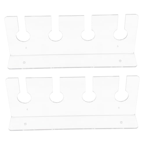 Mikikit 2stücke Teiliges Transparentes Acryl Weinglasregal Für Unterbau Wandmontage Zur Aufbewahrung Und Präsentation Von Weingläsern Küche Oder Bar Platzsparend Und Stilvoll von Mikikit