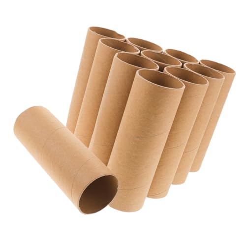 Mikikit 25Stücke DIY Papierrohre für Runde Papierröhren zum Basteln im Klassenzimmer und Zuhause Robustes Bastelmaterial für Kunstprojekte und Frühpädagogik von Mikikit