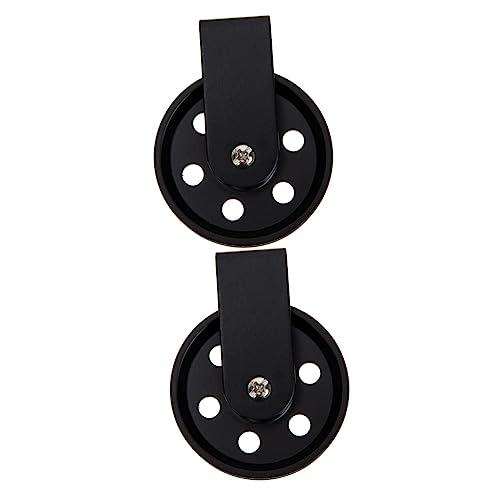 Mikikit 2St Beleuchtungszubehör Bauernhaus schwarze Pendelleuchte Vintage-Leuchten Pflanzendekor Deckenventilator Riemenscheibe für Pendelleuchte schwarzes rad selber machen Lampen Stecker von Mikikit