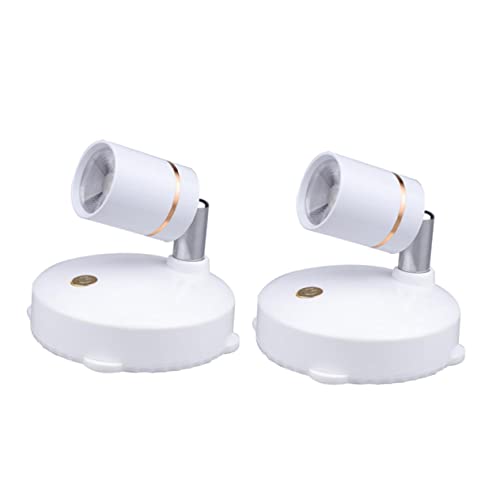 Mikikit 2St dekorativer Strahler Ferngesteuerter Strahler Pflanzendekor Wandleuchte Mehrzwecklicht LED-Spot-Lampe kabellos schmücken Ausrüstung Batterie Wandlampe Abs Weiß Mikikit 2St dekorativer Strahler Ferngesteuerter Strahler Pflanzendekor Wandleuchte Mehrzwecklicht LED-Spot-Lampe kabellos schmücken Ausrüstung Batterie Wandlampe Abs Weiß von Mikikit