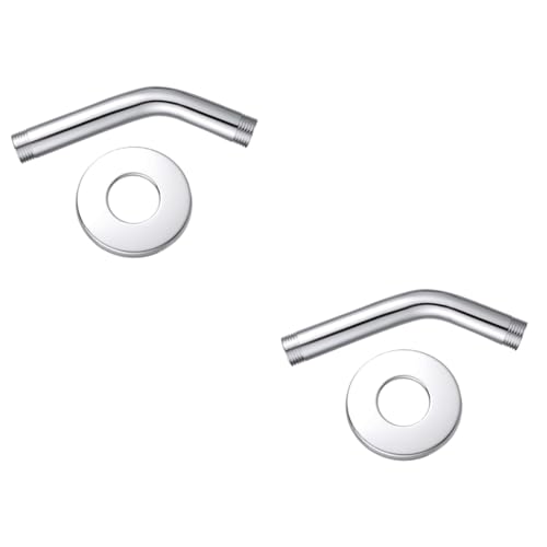 Mikikit 2st Duscharm Tauschen Duschkopf Halterung Duscharmflansch Badezimmer Duscharm Duschbrause Armduschkopf Duscharm Und Flansch Duschkopfflansch 15c Metall Handheld von Mikikit