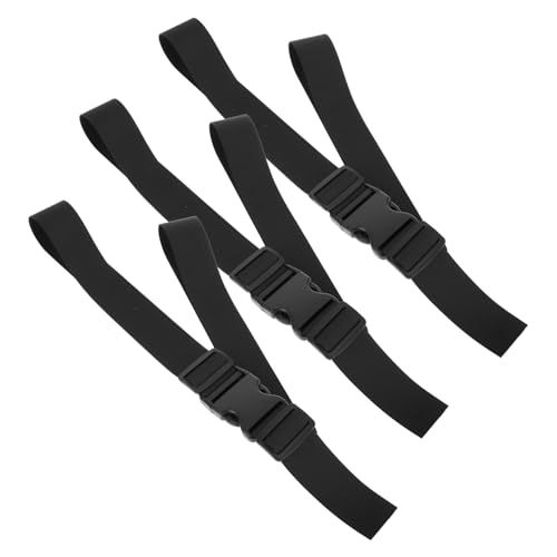 Mikikit 3 Stück Gurte für Babyhochstühle Autositzgurt Ersatz-Hochstuhlgurte Ersatzgurte für Hochstühle Geschirr für Hochstühle Riemengeschirr Babygürtel Polyester Black von Mikikit