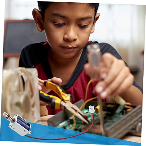 Mikikit 3 Stück Mini Linearer Push Pull Elektromagnet Dc Open Frame Elektromagnetisch für Verkaufsautomaten Haushaltsgeräte Bürogeräte von Mikikit