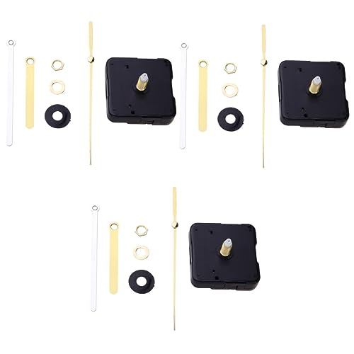 Mikikit 3 Teiliges Erweitertes Wanduhrwerk Batteriebetriebener Uhrmechanismus Geräuschloses Uhrwerk Mechanismus Kit Standuhr Zubehör Kleiner Uhrmechanismus Zufällige Farbe Mikikit 3 Teiliges Erweitertes Wanduhrwerk Batteriebetriebener Uhrmechanismus Geräuschloses Uhrwerk Mechanismus Kit Standuhr Zubehör Kleiner Uhrmechanismus Zufällige Farbe von Mikikit