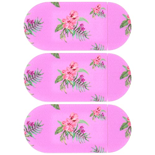 Mikikit Webcam-Abdeckung Laptop-Abdeckung Sichtschutz Slider Rote Blume 3-teiliges Set Für Laptop Tablet Desktop von Mikikit