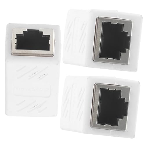 Mikikit 3stücke Netzwerkverbinder Kabel Kupplung Für Stabile Ethernet- Für Heim Und Büronetzwerke Installieren Und Langlebig von Mikikit