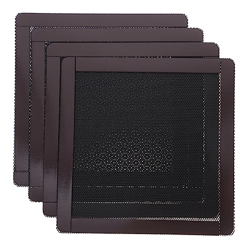 Mikikit Computer-netzabdeckung Für Pc-gehäuse 4 Stück 12 X 12 cm Lüfternetz Magnetischer Rahmen Bildschirm Für Computer von Mikikit