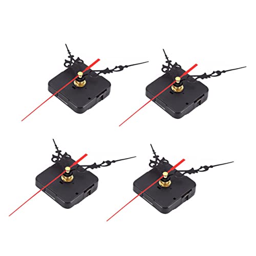 Mikikit 4 Sätze Uhrwerk Quarz-wanduhr DIY-Uhr Digitaluhr Digitale Wanduhr Retro Timer Bausatz Digitaler Alarm Punkt Flip-Uhr Modern Uhren Für Wohnzimmer Anzeige Mechanismen Black Plastik von Mikikit