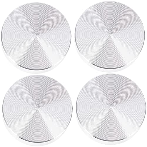 Mikikit 4 Stück Glas-tischplatten-Adapter Dicke Silberne Aluminiumscheiben Runde Aluminiumkreisscheiben Für Couchtische Mikikit 4 Stück Glas-tischplatten-Adapter Dicke Silberne Aluminiumscheiben Runde Aluminiumkreisscheiben Für Couchtische von Mikikit