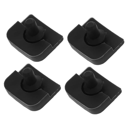 Mikikit 4 Stück Silikon Backblech Frittierkorb Dash Air Fryer Ersatzteile Air Fryer Gummipuffer Air Fryer Magnet Silikonschnalle Air Fryer Silikon Schwarz Abs von Mikikit