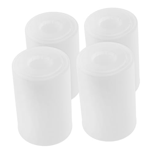 Mikikit 4 Stück Staubschutz für Bürostuhl Gasdruckfeder rutschfeste Dreiteilige Hülsen Kompatibel mit Verstellbaren Gaszylindern Schutz vor Schmutz für Bürostühle von Mikikit