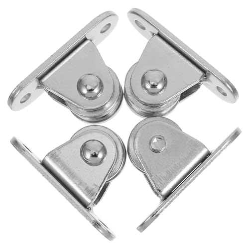 Mikikit 4 Stück Teiliges Kleine Feste Umlenkrollen aus Robustem Material Geräuschlose Seilrollen für Decken und Wandmontage Schwerlastfähig Vielseitig für Seilführung bei Vorhängen und Mikikit 4 Stück Teiliges Kleine Feste Umlenkrollen aus Robustem Material Geräuschlose Seilrollen für Decken und Wandmontage Schwerlastfähig Vielseitig für Seilführung bei Vorhängen und von Mikikit
